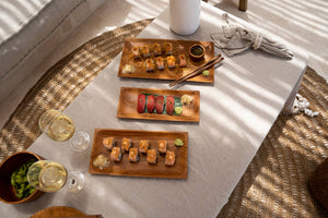 ZEST reusable teak root chopsticks eco-friendly