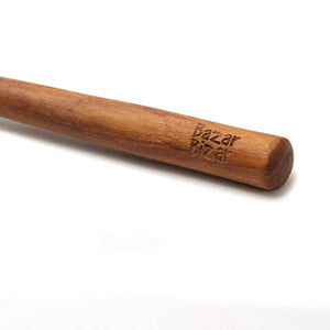 ZEST handcrafted teak root honey dipper