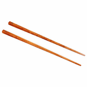 ZEST teak root chopsticks natural wood finish