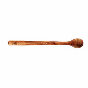 ZEST teak root honey dipper roller handcrafted