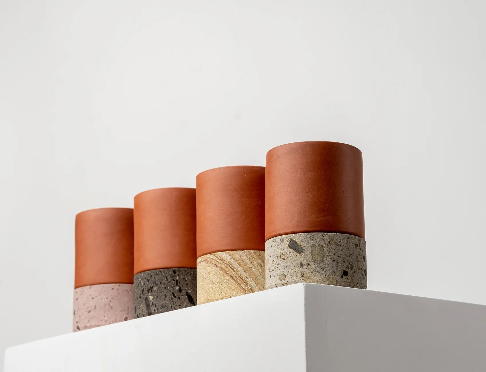 Mezcalitos clay cups mezcal pour lifestyle