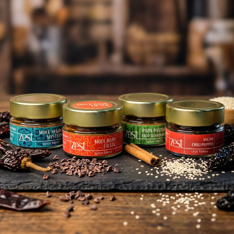 MOLE & MORE | MEXICAANSE KRUIDEN CADEAUSET, 4 POTJES