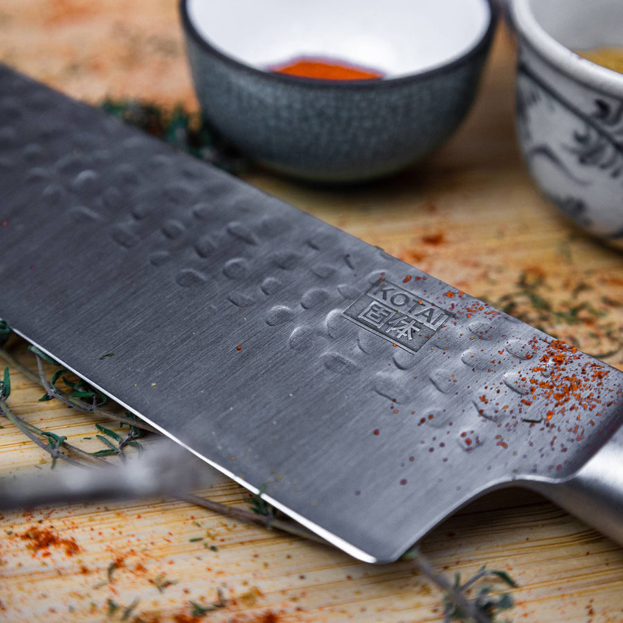 Couteau japonais KOTAI Gyuto chef knife full product styling shot