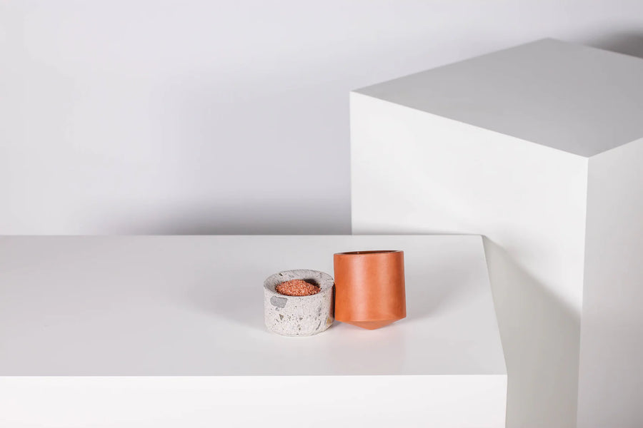 Artisan Oaxacan clay mezcal copitas set
